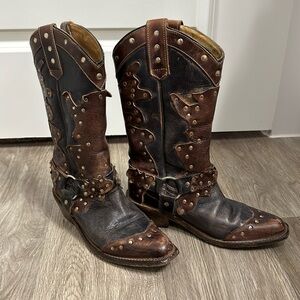 Bed Stu Rubic Studded Boots